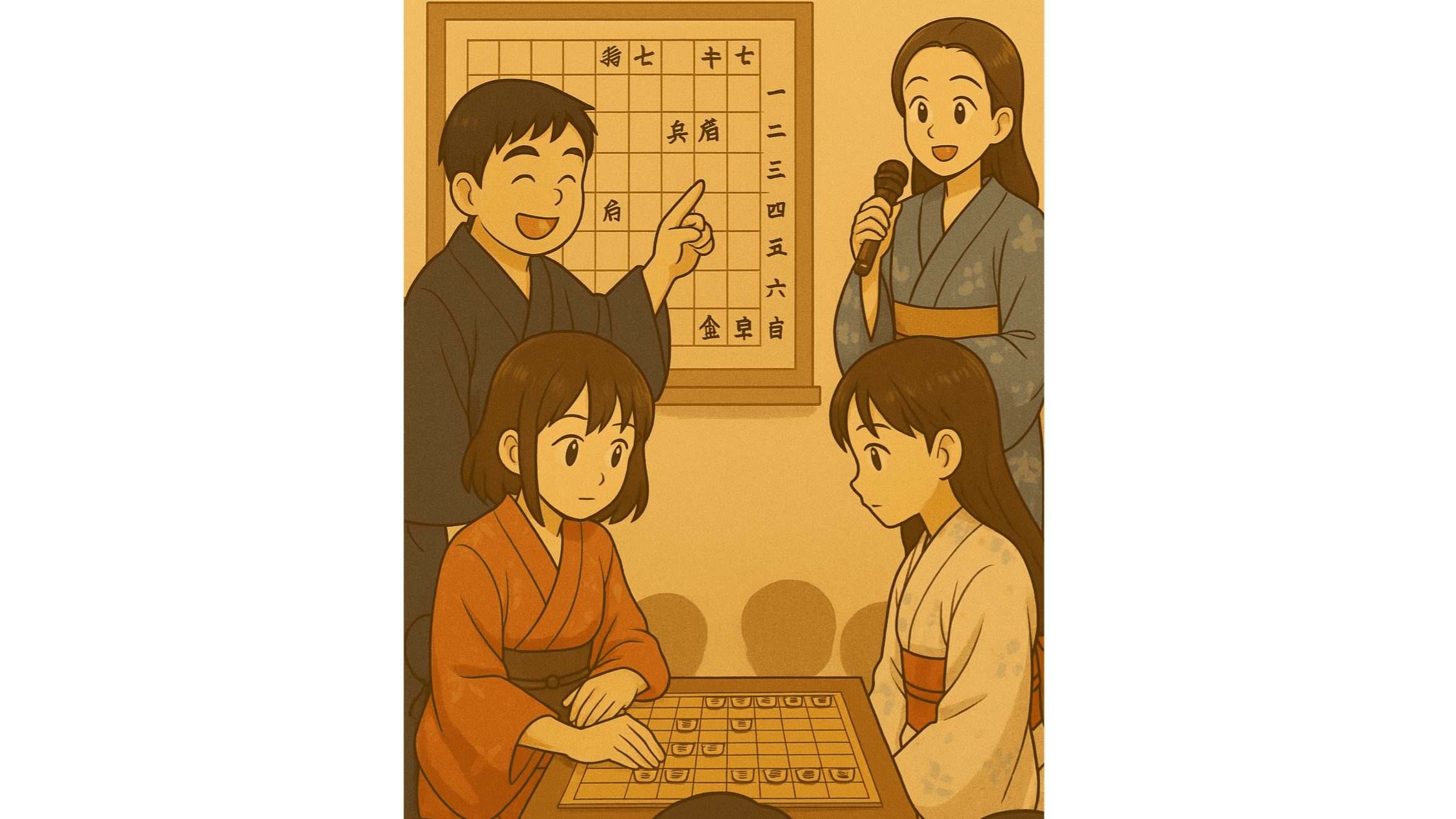 はじめ将棋祭り（夜の部）席上対局・感想戦・トークショー