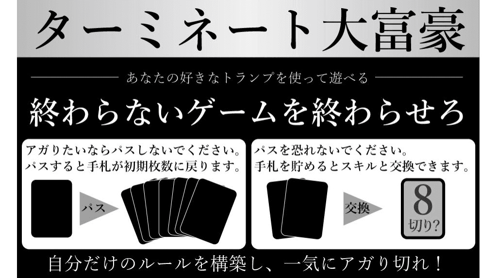 ターミネート大富豪（Terminate Carrier Poker）