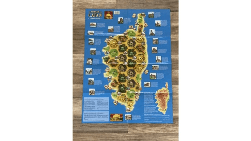 カタンの開拓者：コルシカ島マップ