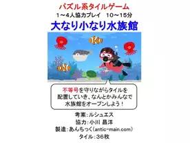 大なり小なり水族館