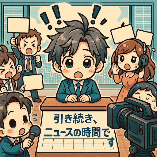 引き続きニュースの時間です